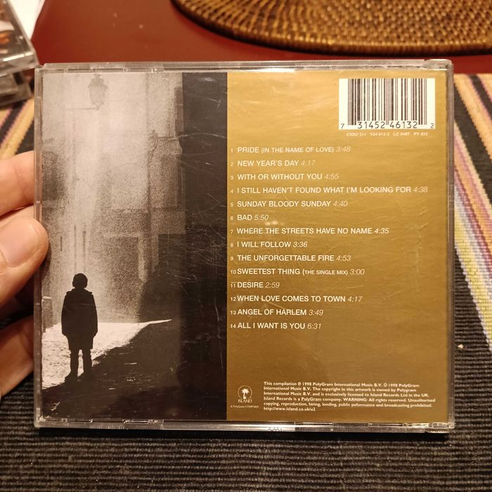 CD U2 - Best of 80-90