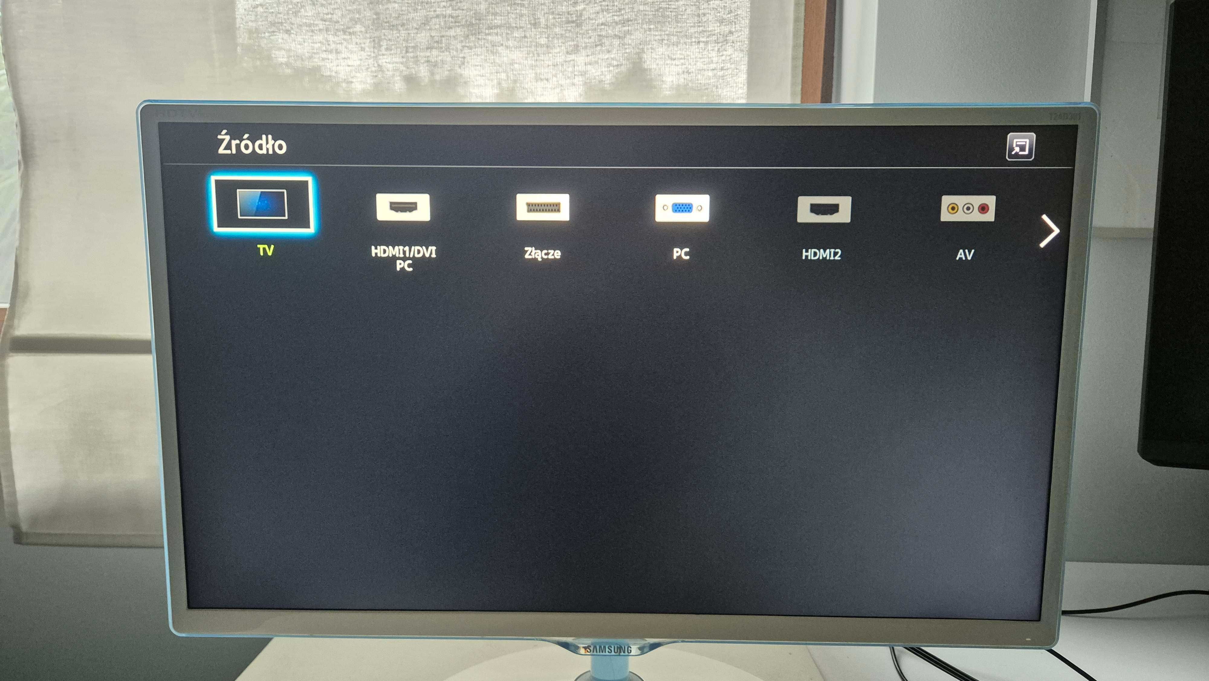 Monitor TV Samsung T24D391EW funkcja telewizora 24 cale FULL HD biały