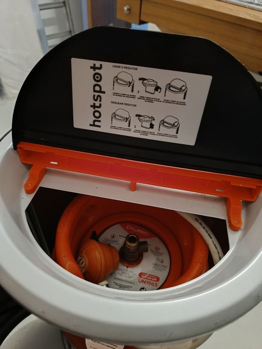 Aquecedor a gás (hotspot Galp)
