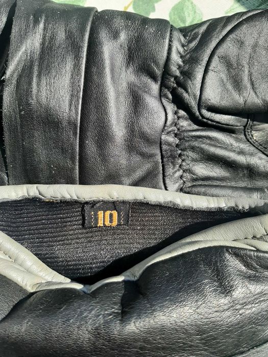 Luvas motard, pretas, de inverno