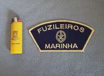 Patch/Emblema e Isqueiro dos Fuzileiros (Marinha Portuguesa) - vintage