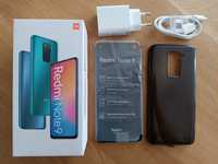 Redmi Note 9 telefon Midgnight Grey niebieski xiaomi pudełko etui SUPE