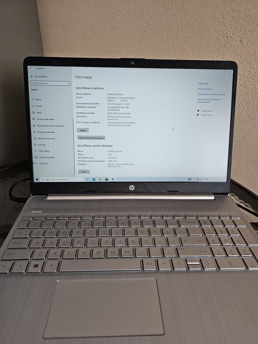 Laptop HP 15Seq2518nd  matryca 15'6 cala stan bardzo dobry.