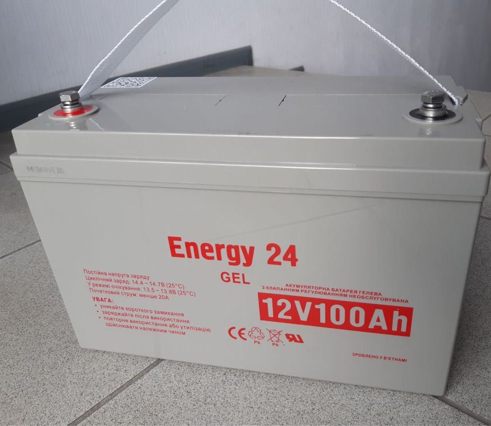 Гелевый аккумулятор GEL Energy24 100 Аh 12 volt