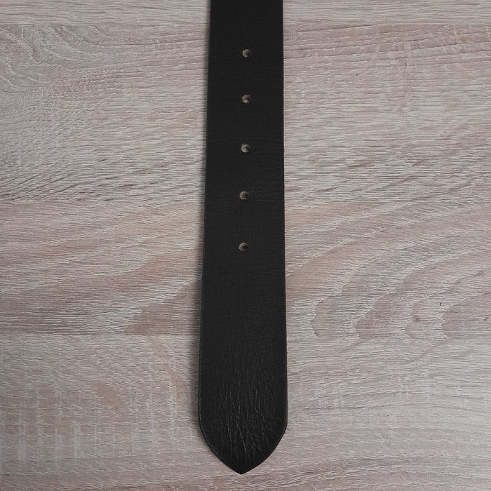 Nowy solidny męski pasek/Naturalna skóra/brązowy ciemny/105 cm/regul.