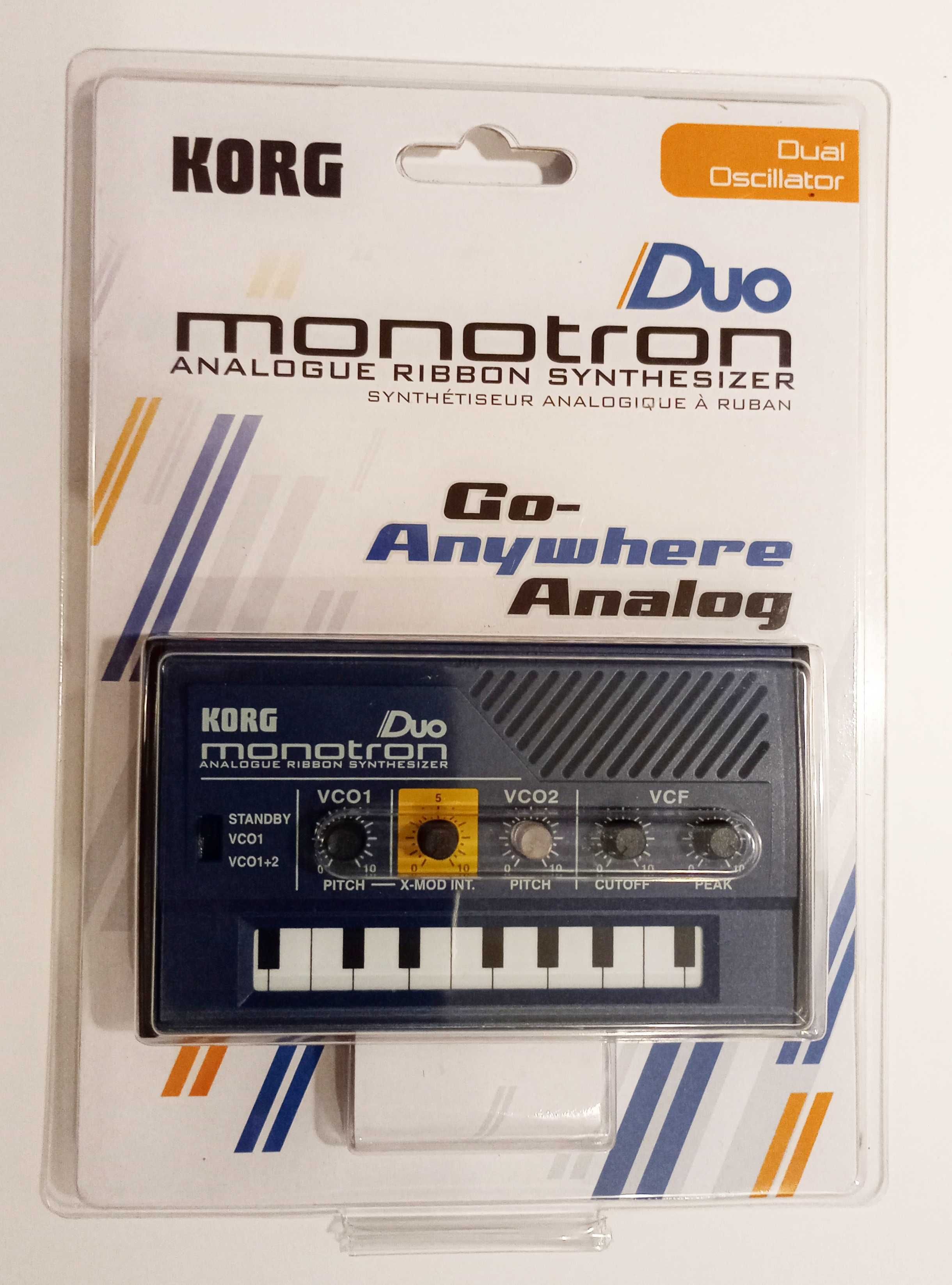 Mini syntezator analogowy lo-fi KORG monotron DUO, jak NOWY, gwarancja