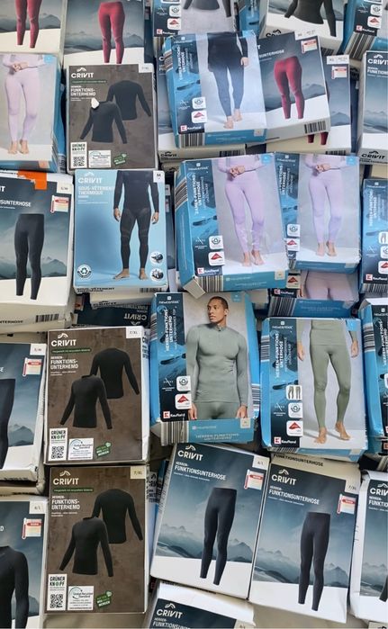 Комлект мужское зональное термобелье crivit термореглан термоштаны