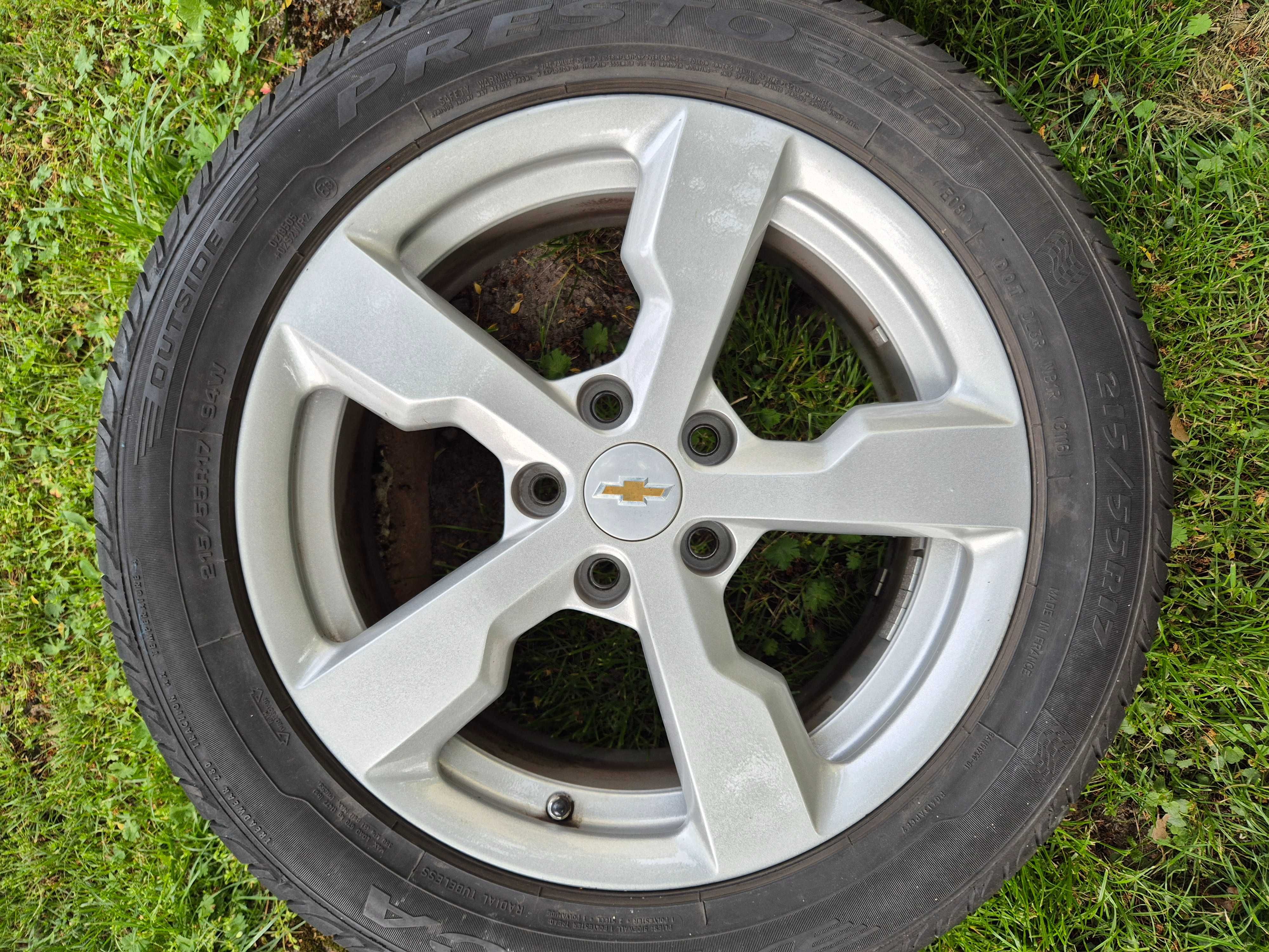Komplet felg z oponami - Chevrolet Volt/Ampera