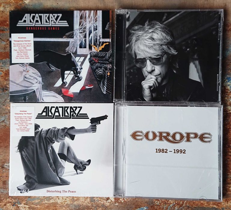 Qutro Scorpions Alcatrazz Europe Whitesnake Coverdale Kiss