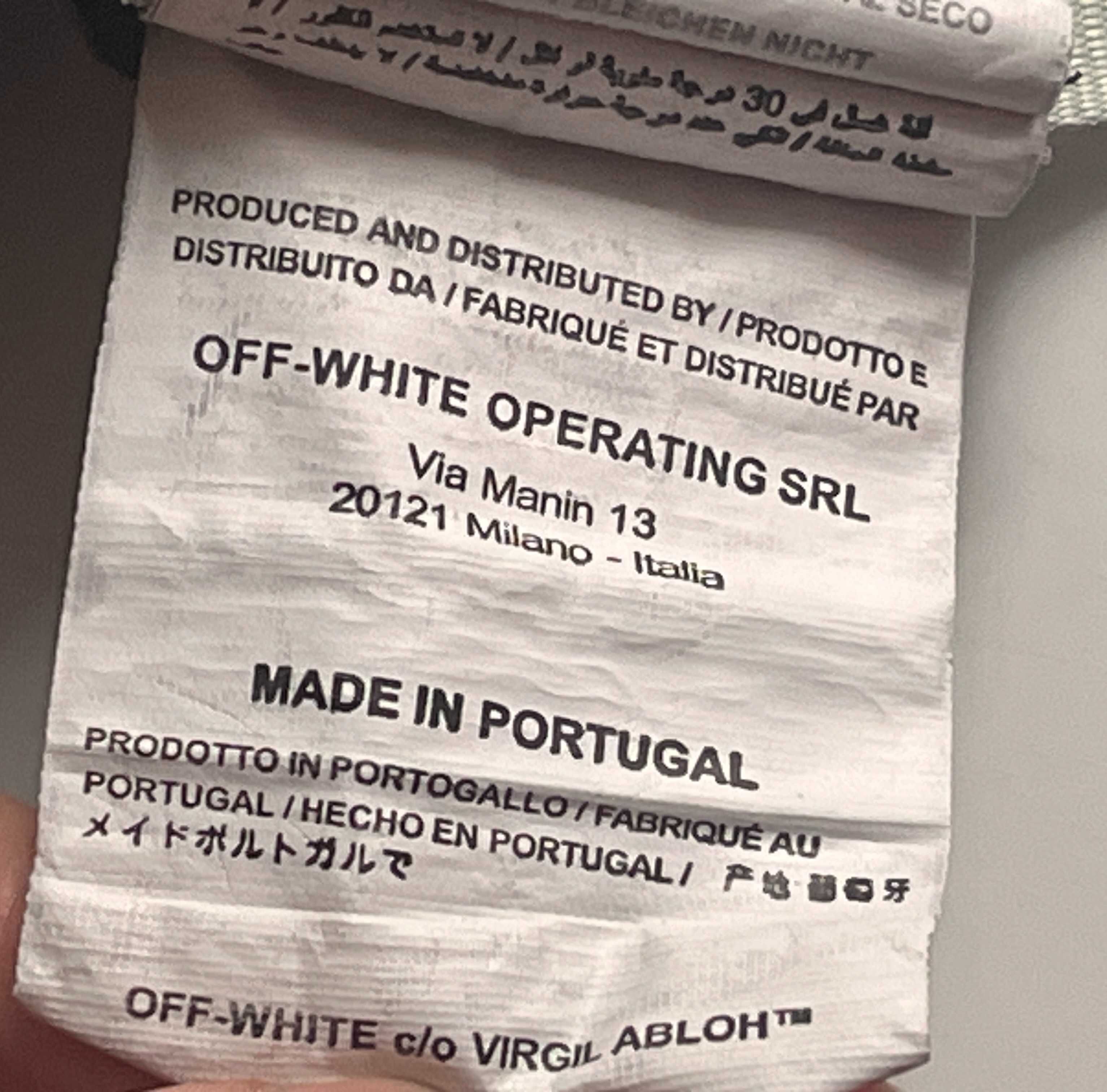 Off-White Virgil Abloh Graphic T Shirt