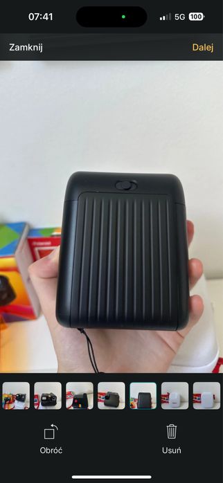 Aparat Polaroid Go black czarny etui filtry