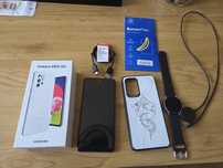 Zestaw telefon  Samsung a52s 5g z zegarkiem Samsung Galaxy Watch 4
