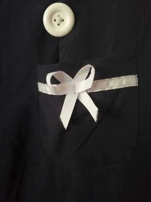 Nowa sukienka L 40 granatowa w stylu vintage