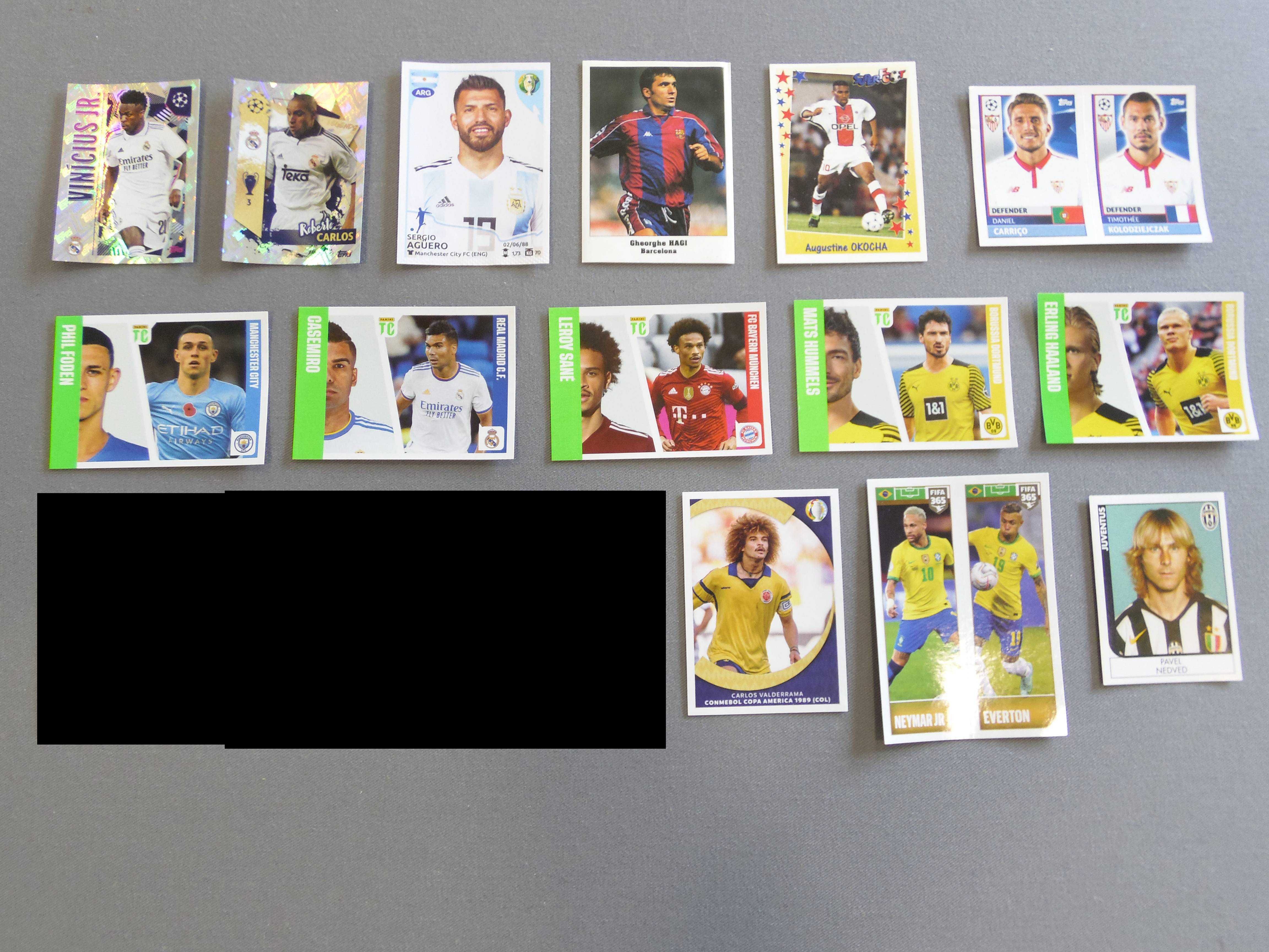 Cromos de Futebol Estrelas Diversas