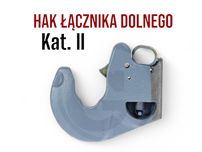 AGTECH Hak Zaczepu Dolnego Kat. II Pasuje do wielu ciągników Solidny