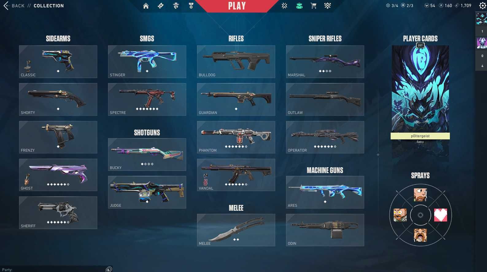 Аккаунт VALORANT 207 LVL GOLD 3 +7750 доната