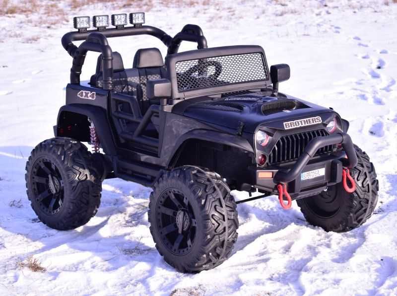 BAWIBUS.PL Auto samochód na akumulator JEEP BROTHERS 2osobowe 400W