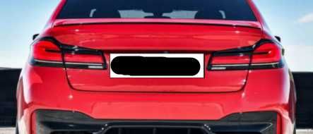 Spoiler Lotka Dokładka M5 Style BMW G30 Czarny Połysk / Carbon