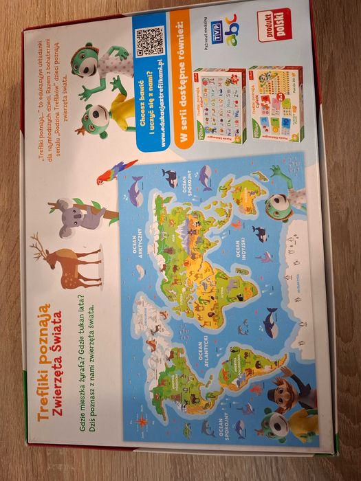 Sprzedam Puzzle 48 Trefliki poznają zwierzęta świata Prezent, Upominek