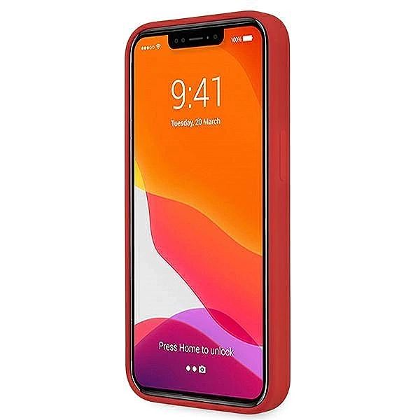 Etui Ferrari Silicone na iPhone 13 mini - czerwone