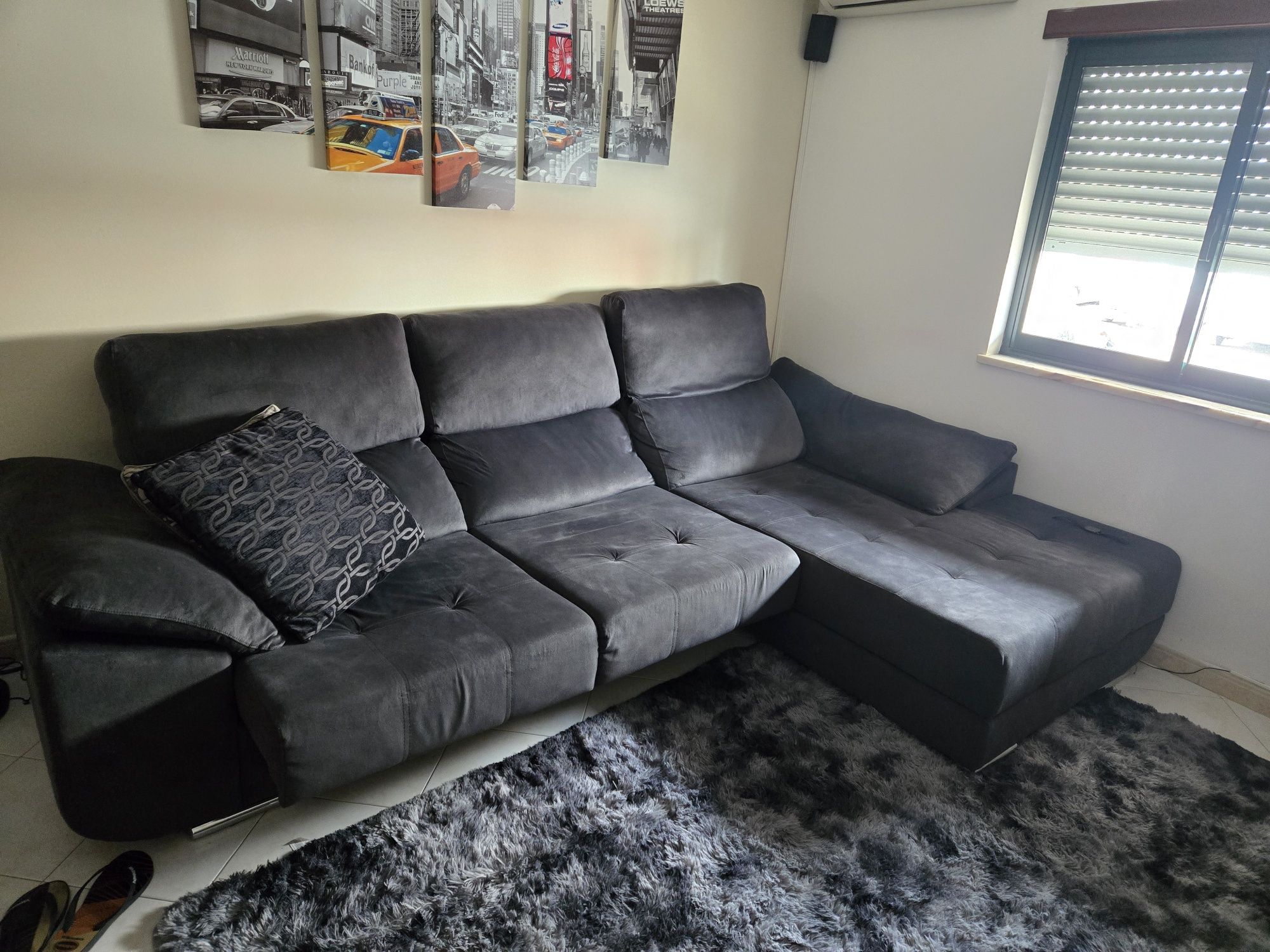 Sofa como novo cinza