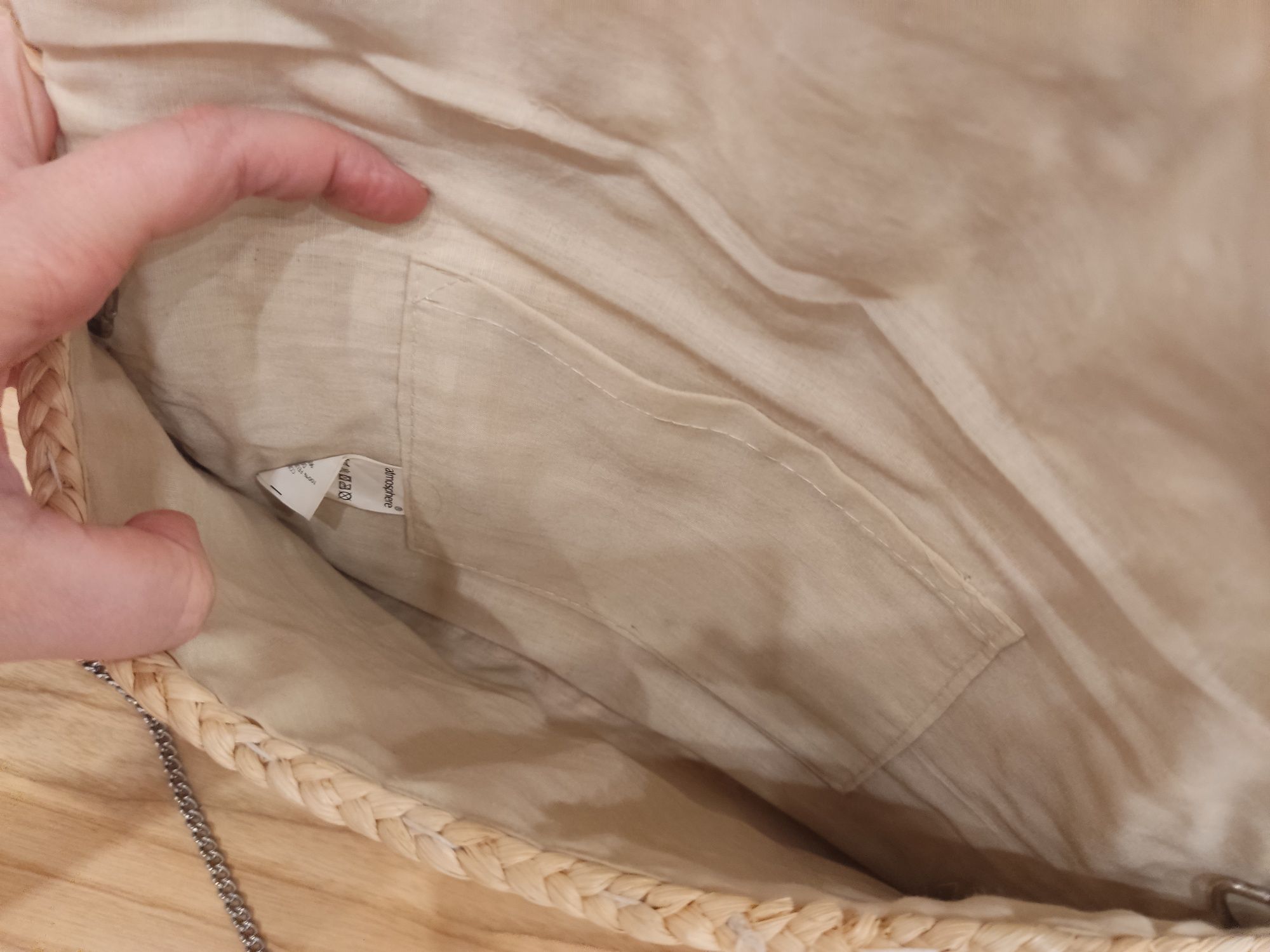 Сумка клатч плетена із рафії Atmosphere