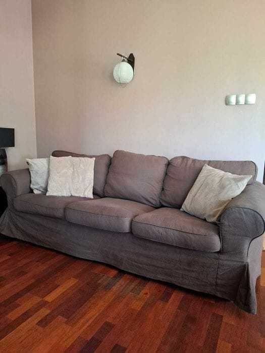 Sprzedam 3-osobową kanapę brąz EKTORP z IKEA