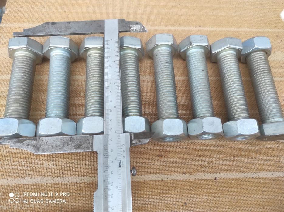 Болт М24x115 5.8 оцинкований