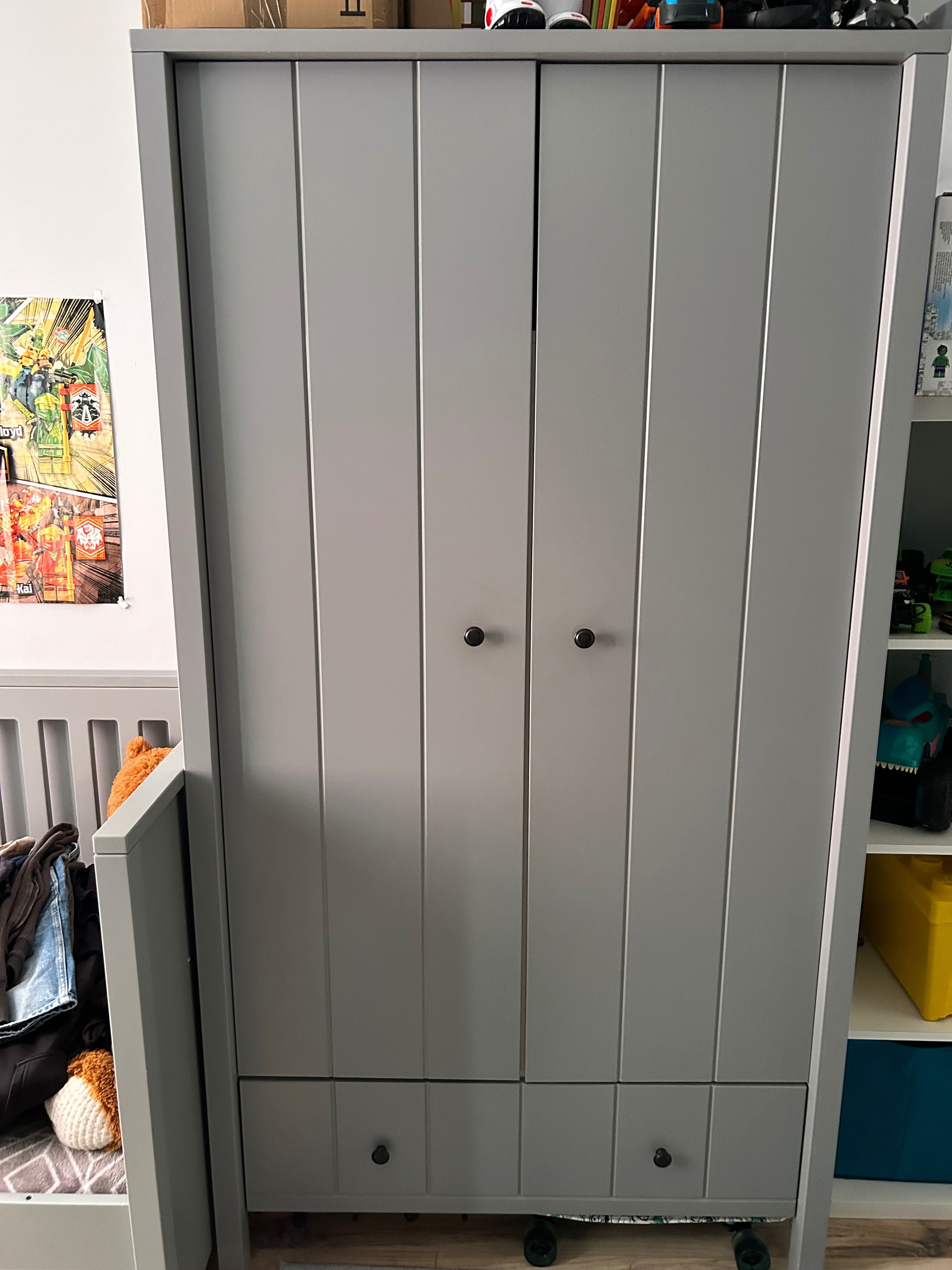 Komplet mebli dziecięcych drewno+MDF