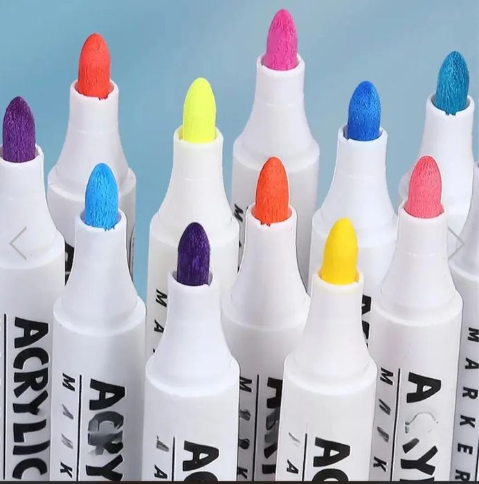 Акрилові маркери Acril-80 - 80 кольорів для безмежної творчості, Акрил