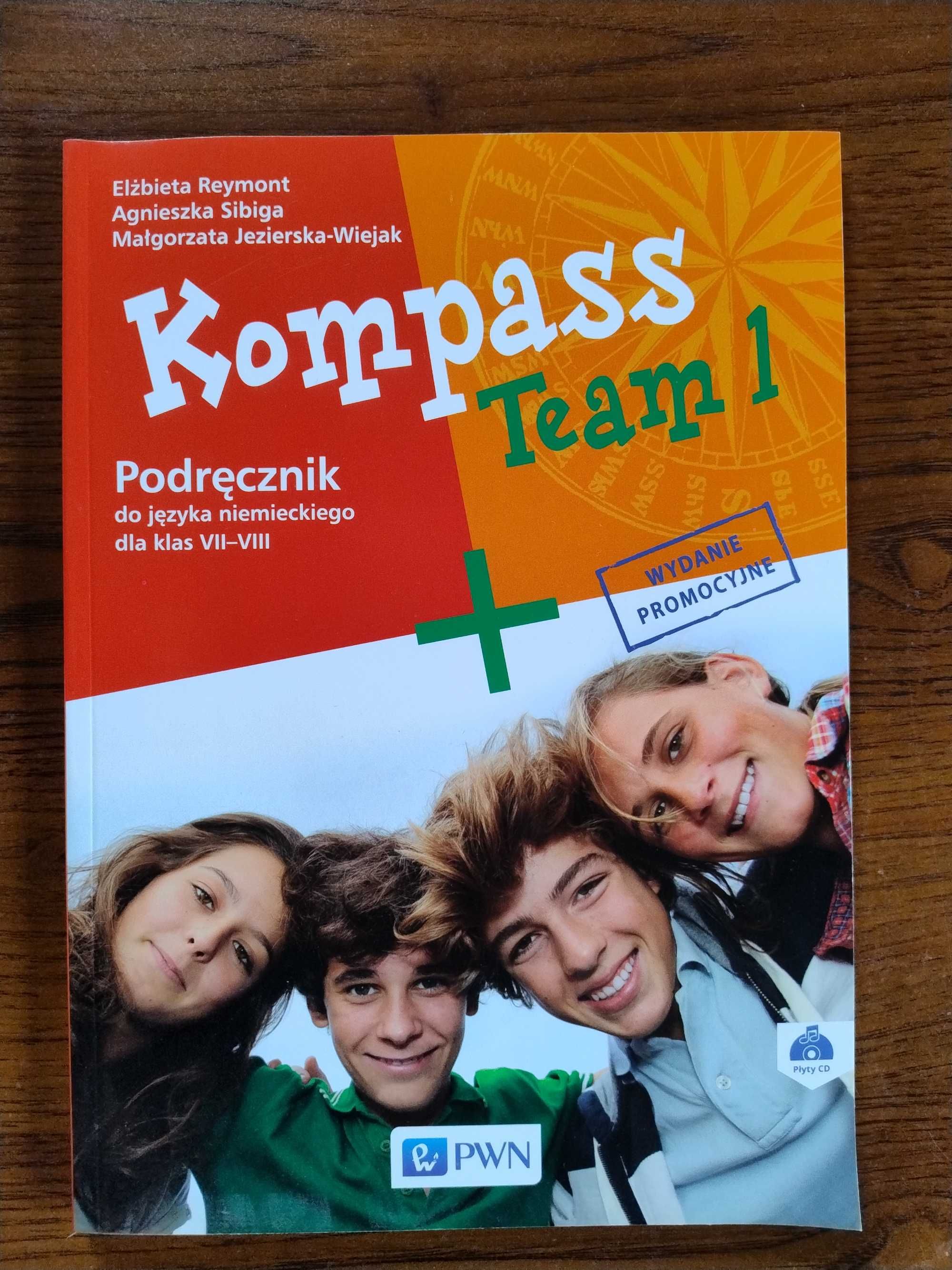 Kompass Team 1, podręcznik do j. niemieckiego dla klas 7-8