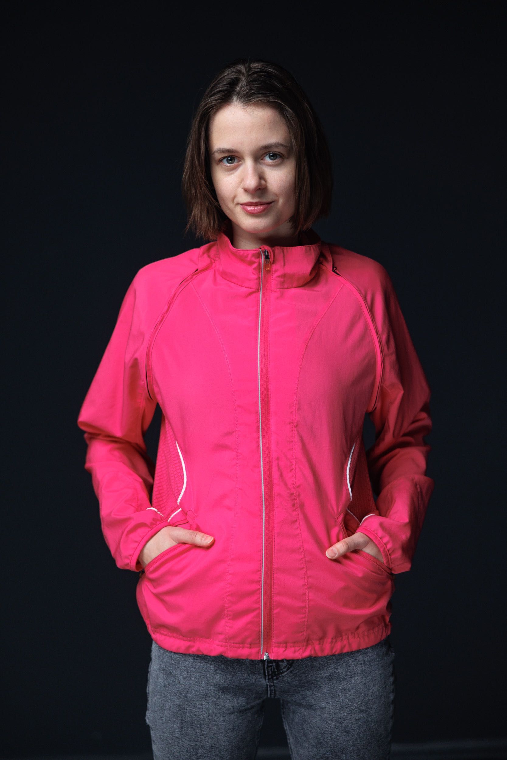 Жіноча бігова спортивна куртка вітровка безрукавка Frank Shorter