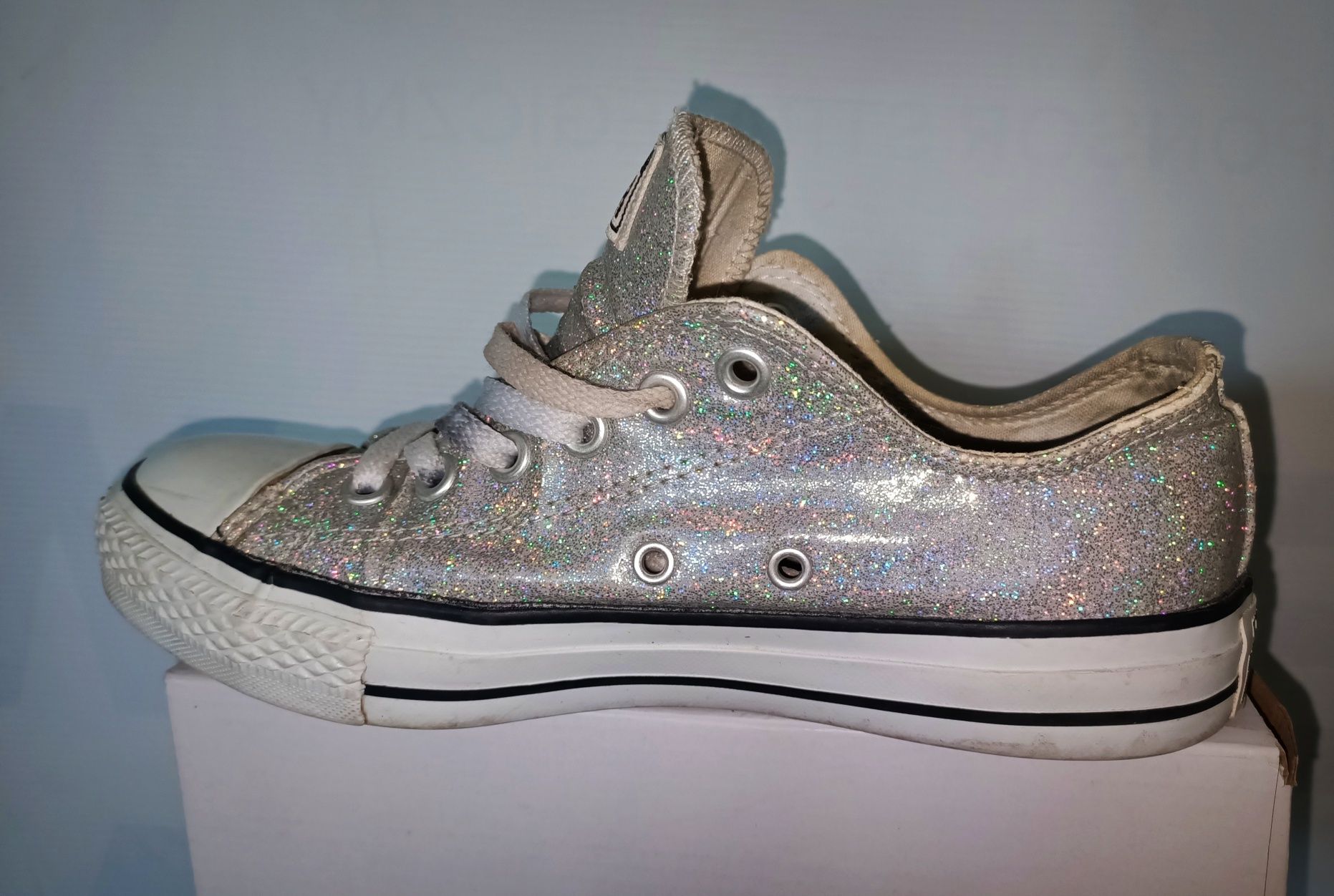 Converse trampki brokatowe r. 37.5