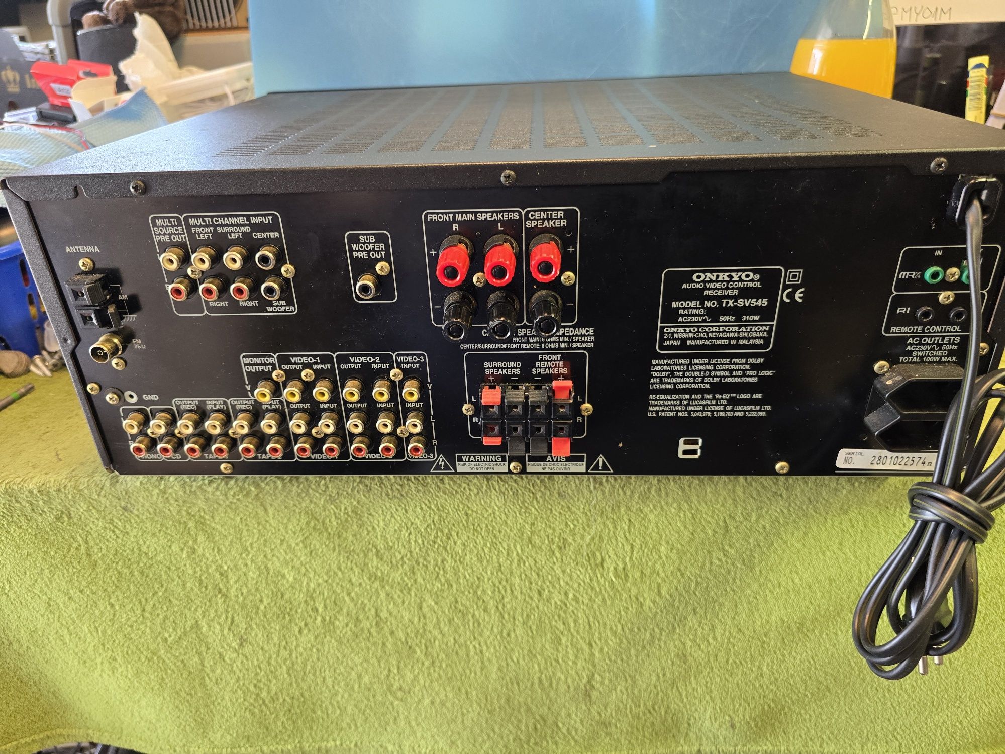 ONKYO TX-SV545 amplituner kina domowego 5.1.
