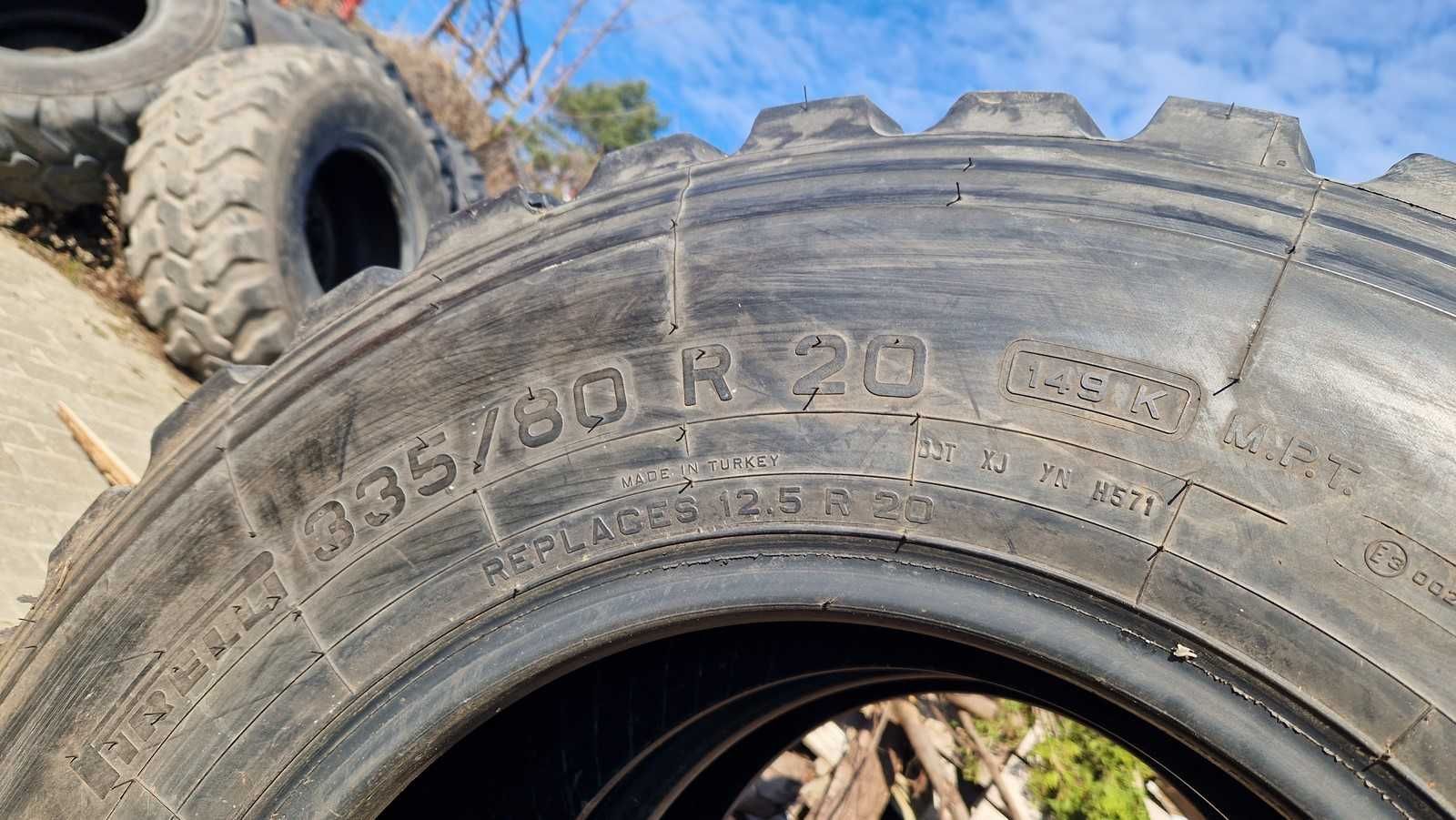 335/80r20 12.5r20 12,5-20 340/80r20 Pirelli 100% bieżnik