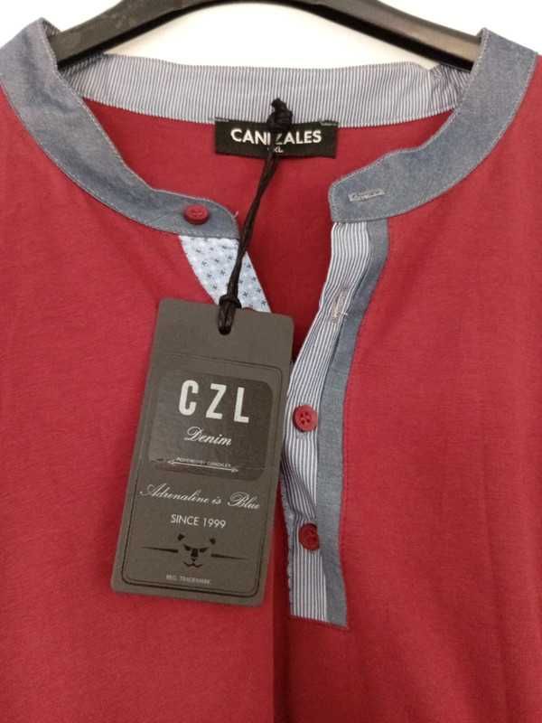 Bluza Koszula Męska Bawełna  Długa Wysoki Mężczyzna  Nowa Plus Size