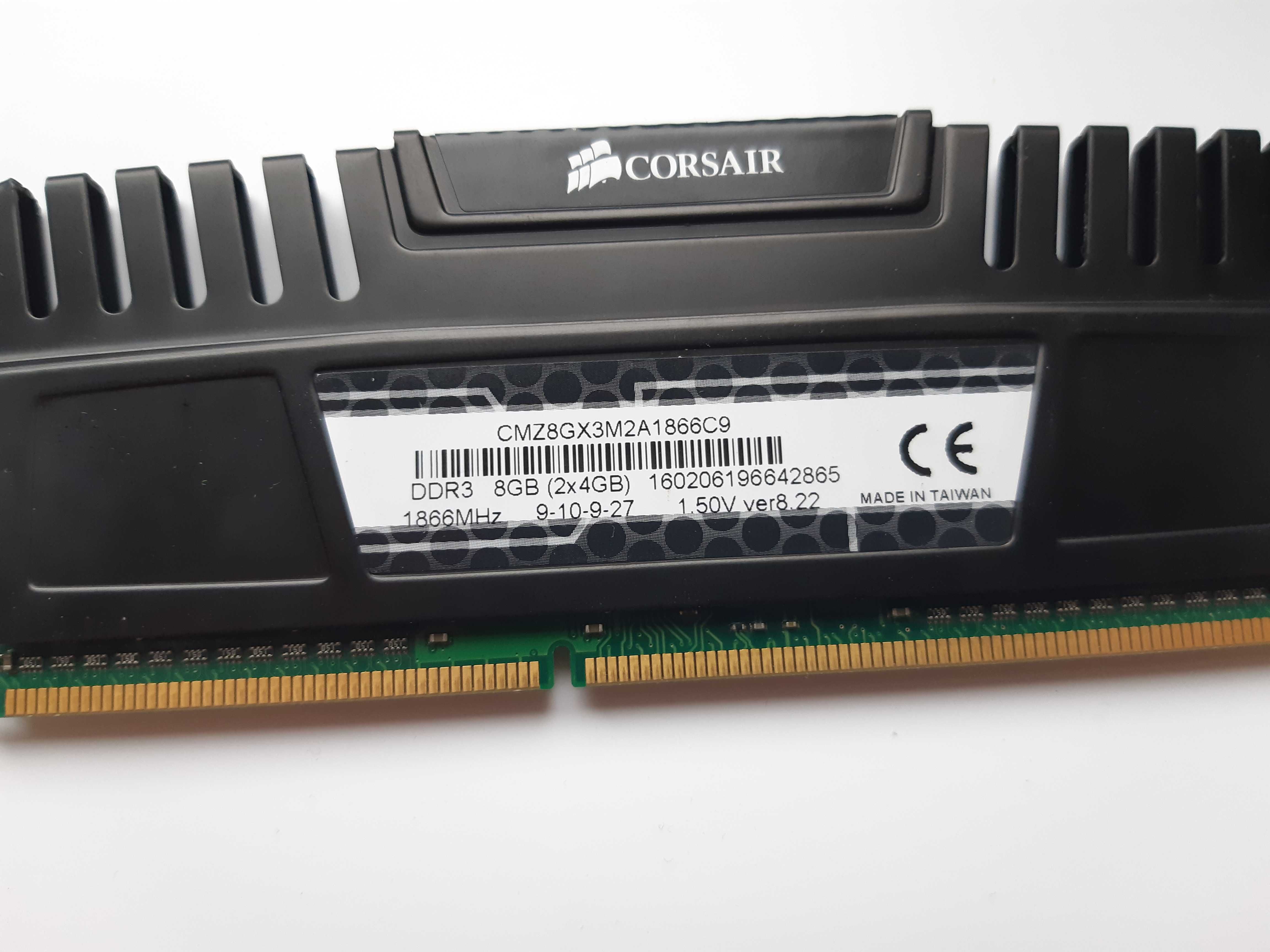 Pamięć RAM 4GB DDR3 1866MHz CL9 Corsair Vengeance