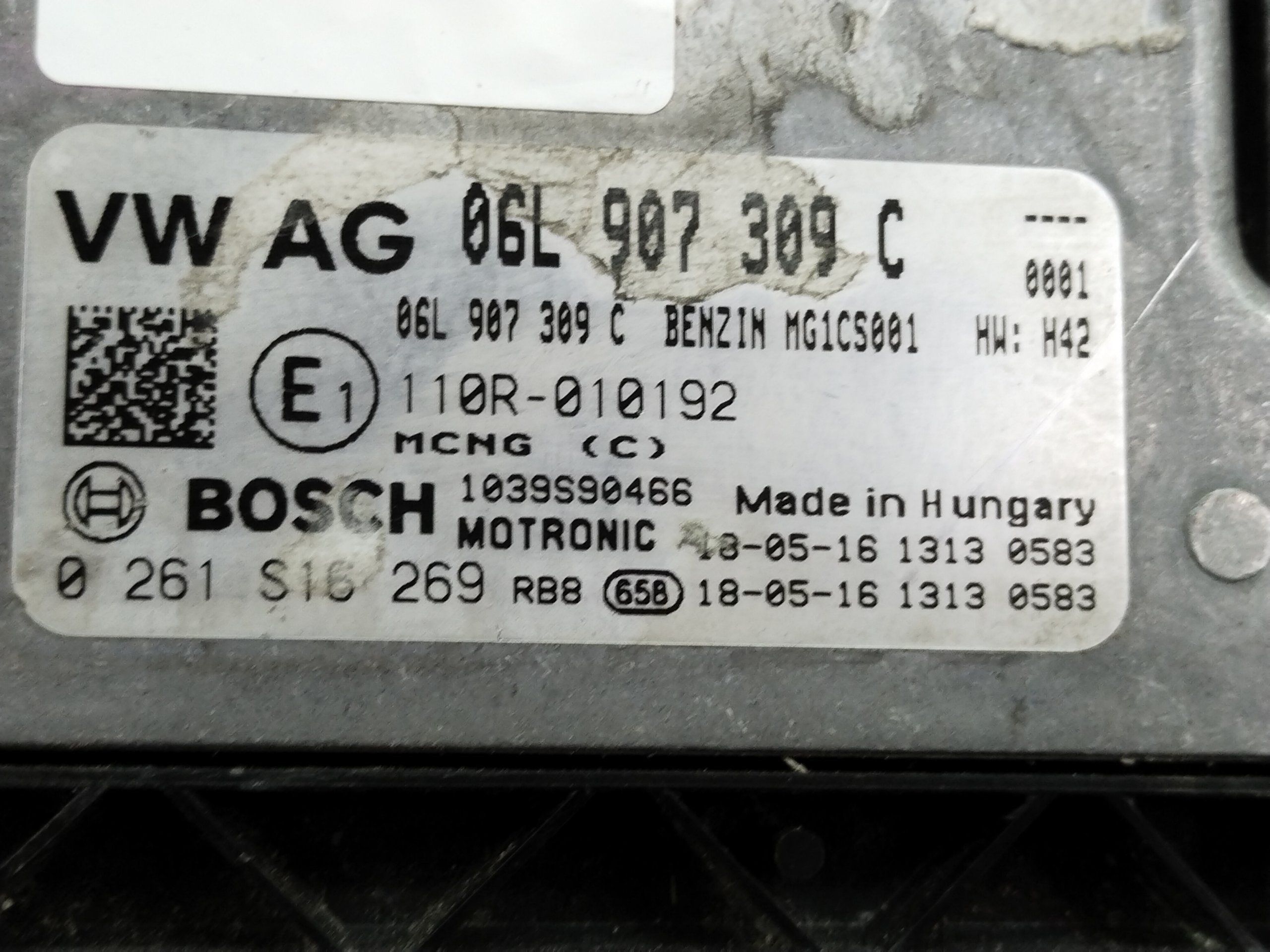 Audi A4 B9 2015- A5 F5 блок управления двигателем 06L907309C