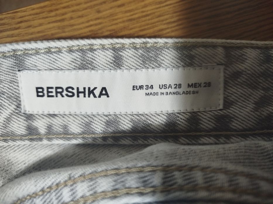 Calças straight bershka