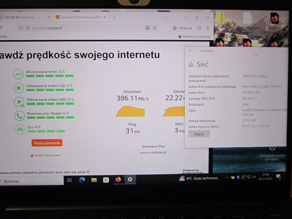 Router tp-link Archer AX10 AX1500 WiFi-6