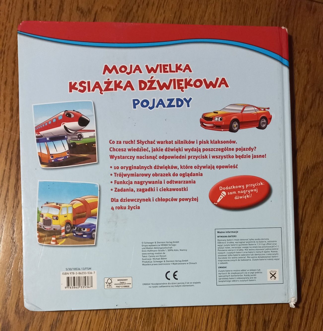 Książka dla dzieci od 4 roku życia