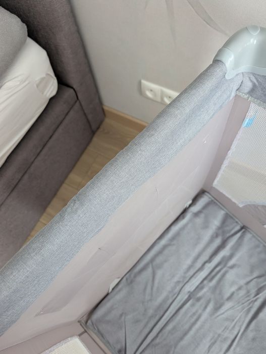 Łóżeczko turystyczne baby design espiro szare