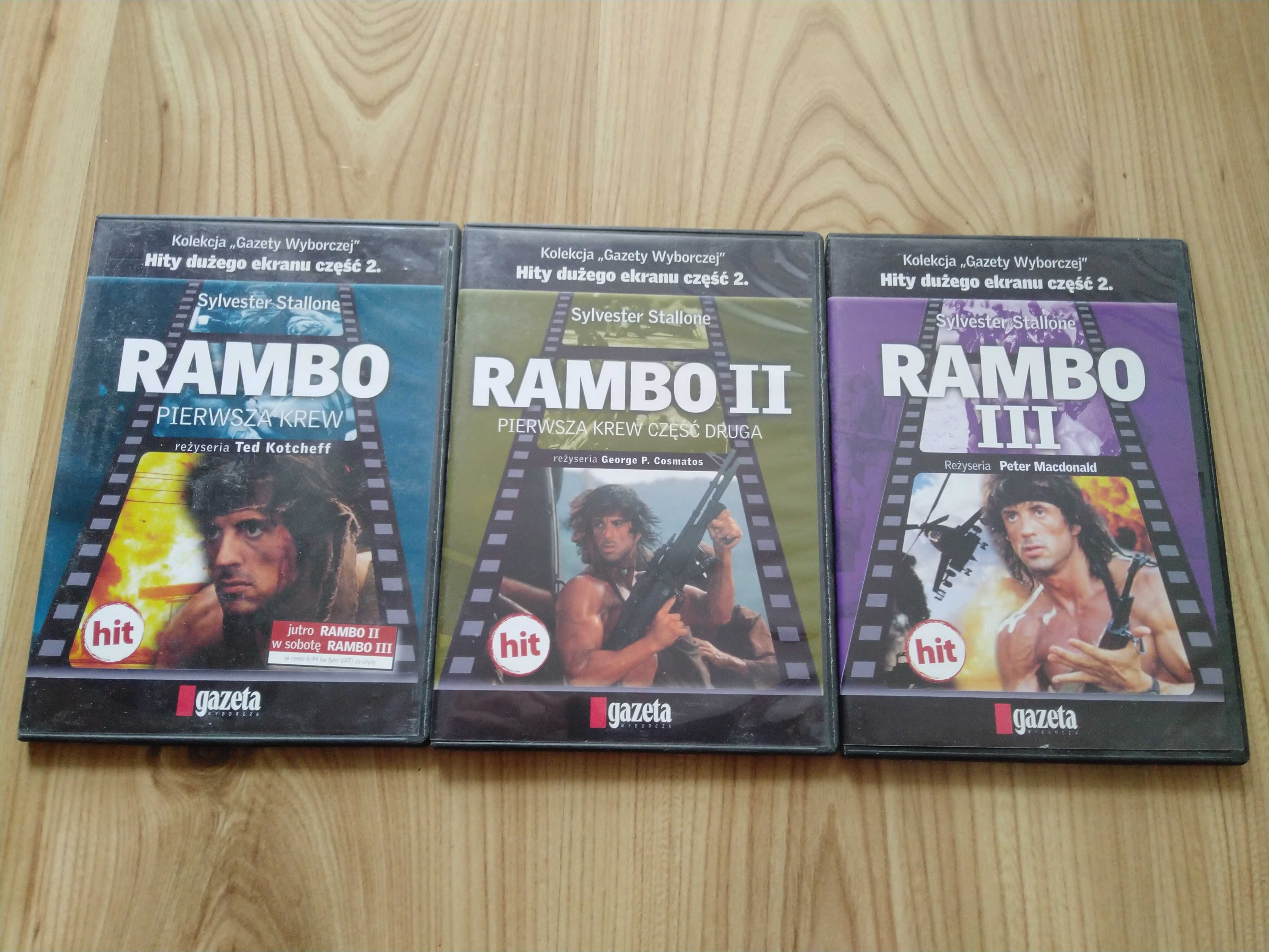 Rambo - trylogia DVD