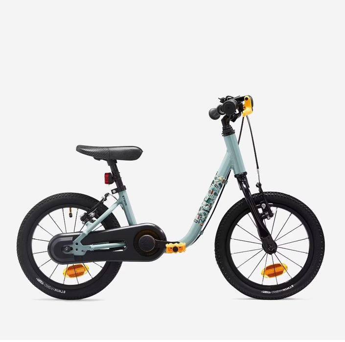 BICICLETA DE APRENDIZAGEM 2 EM 1 CRIANÇA 3-5 ANOS 14"