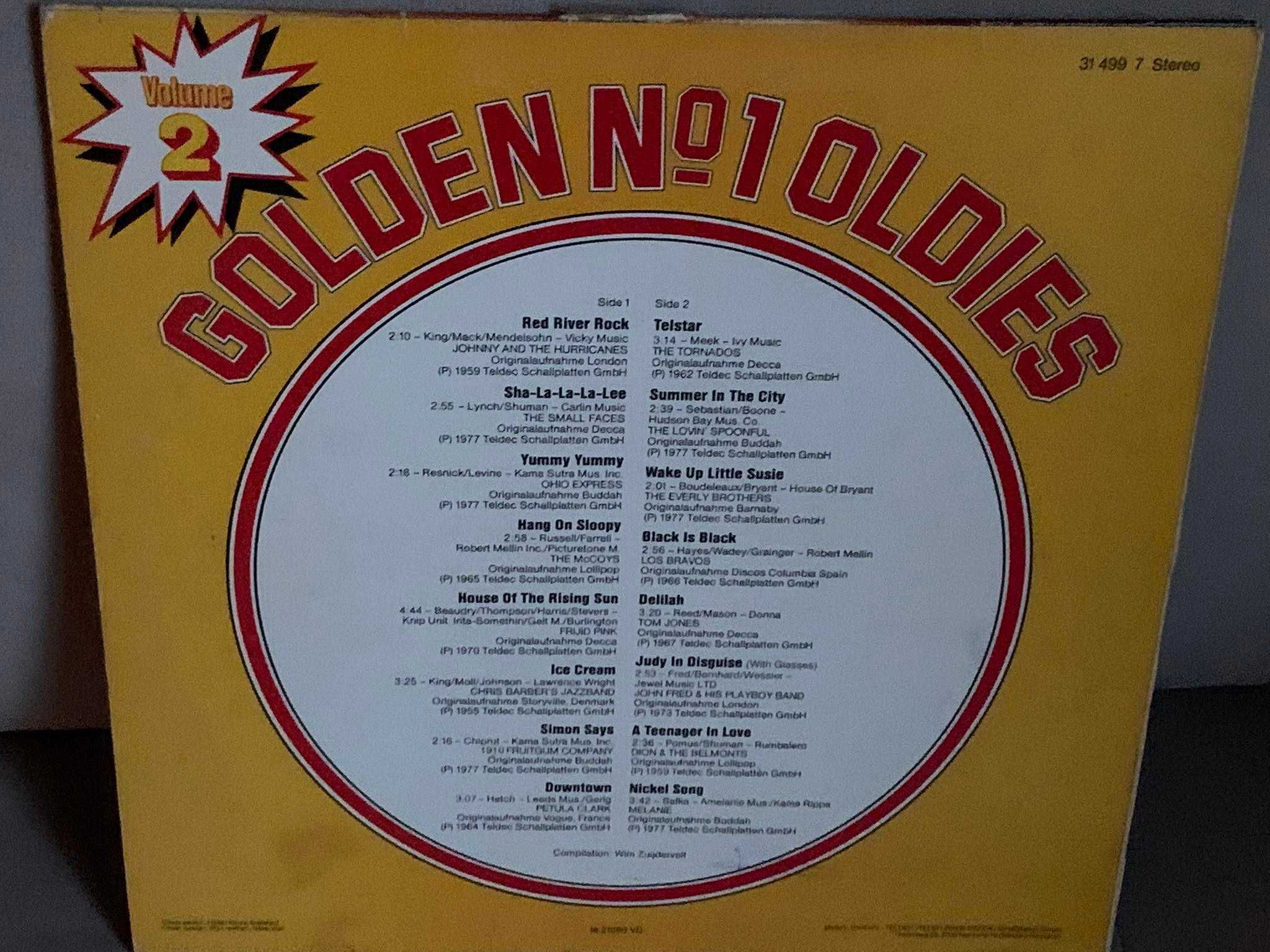 Golden No 1 Oldies Vol.2 - ( Tom Jones, Los Bravos) Winyl - stan VG!