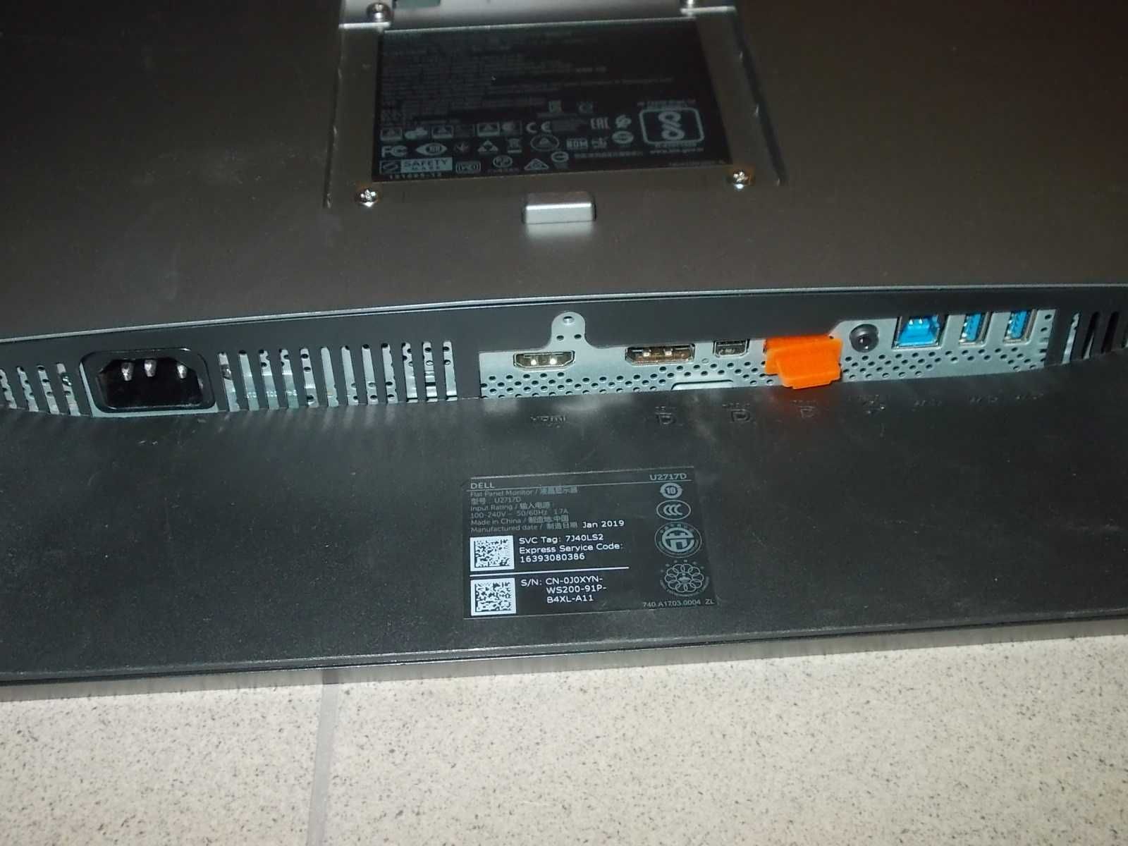 Panel LCD Dell U2717 27"
