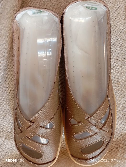 Туфли летние. Натуральная кожа.  Новые