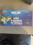 Sealife bilhete crianca