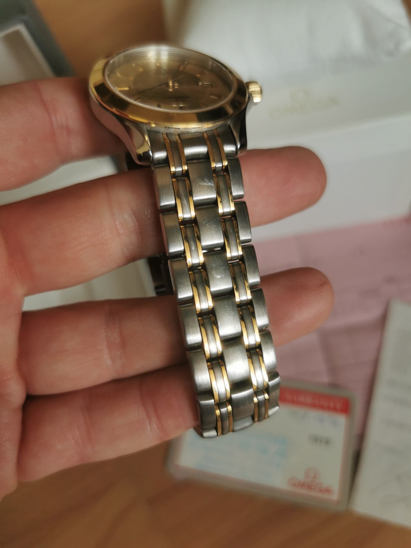 Zegarek Omega Seamaster 120M Quartz Steel & Gold 2311.10.00 full set