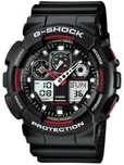 zegarek męski casio g-shock ga-100-1a4er 20 bar do nurkowania+ box